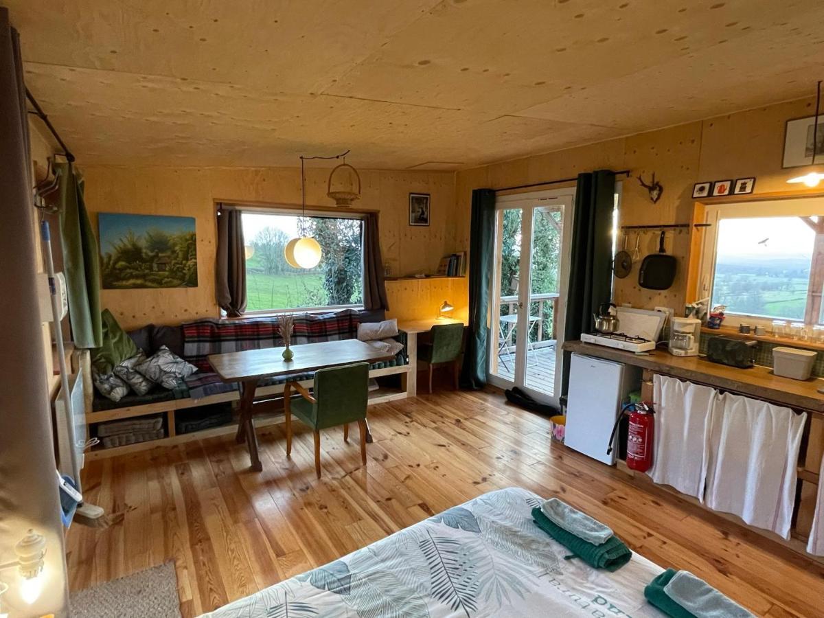 Chalet Panoramique Et Moderne Tout Confort Saizy Esterno foto